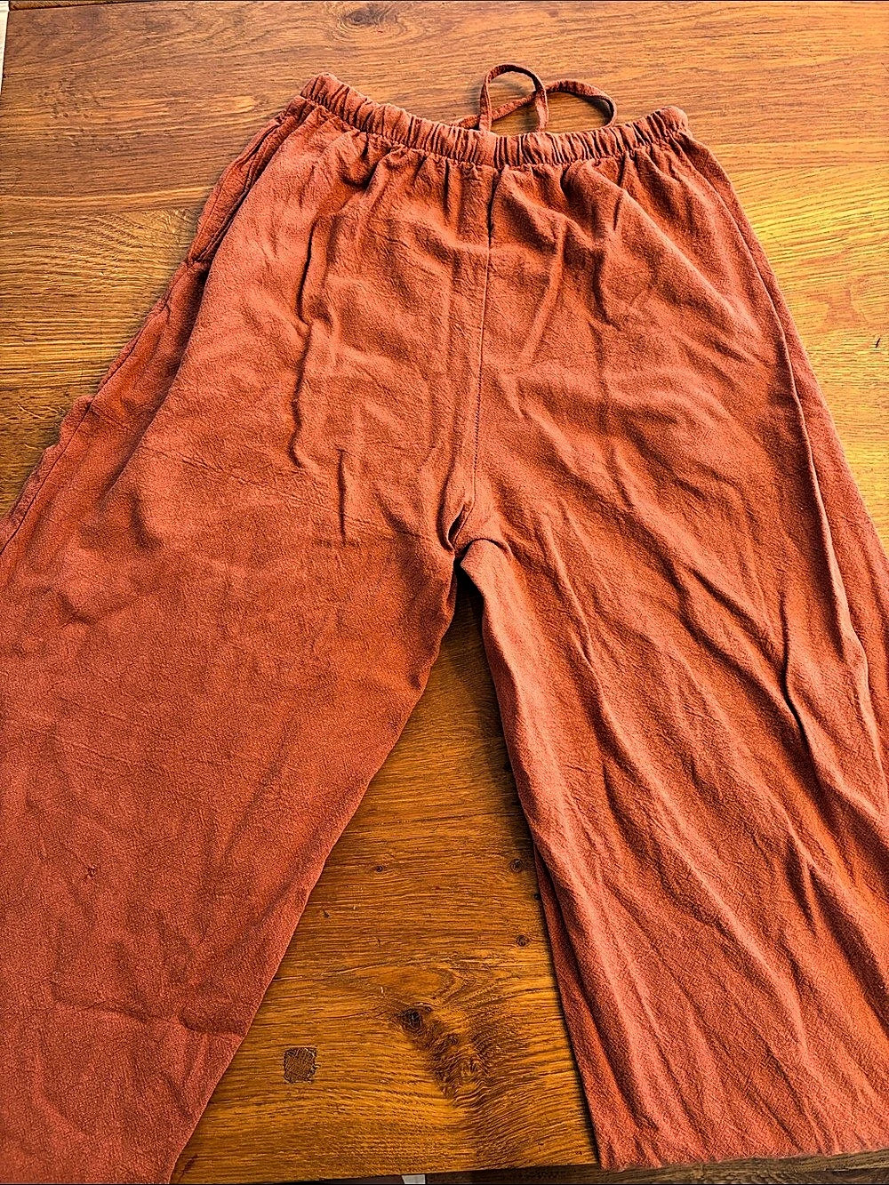 Wide Leg Pants in Orange